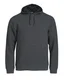 Hovedminiatyrbilde av Anthracite Melange Clique Classic Hettegenser
