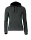 Hovedminiatyrbilde av Anthracite Melange Clique Classic Hettegenser Dame
