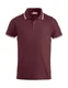 Hovedminiatyrbilde av Bordeaux/White Clique Amarillo Poloskjorte