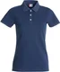 Hovedminiatyrbilde av Blue Melange Clique Stretch Premium Poloskjorte Dame