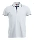 Hovedminiatyrbilde av White/Dark Navy Clique Seattle Poloskjorte