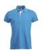Hovedminiatyrbilde av Bright Blue/White Clique Seattle Poloskjorte