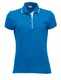 Hovedminiatyrbilde av Bright Blue/White Clique Seattle Poloskjorte Dame