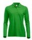 Hovedminiatyrbilde av Apple Green Clique Classic Marion Langermet Poloskjorte Dame
