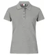 Hovedminiatyrbilde av Grey Melange Clique Heavy Premium Poloskjorte Dame