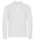Hovedminiatyrbilde av White Clique Stretch Premium Langermet Poloskjorte