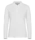 Hovedminiatyrbilde av White Clique Stretch Premium Langermet Poloskjorte Dame