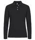 Hovedminiatyrbilde av Black Clique Stretch Premium Langermet Poloskjorte Dame