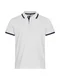 Hovedminiatyrbilde av White/Dark Navy Clique Austin Poloskjorte