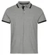 Hovedminiatyrbilde av Grey Melange/Black Clique Austin Poloskjorte