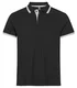 Hovedminiatyrbilde av Black/White Clique Austin Poloskjorte
