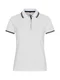 Hovedminiatyrbilde av White/Dark Navy Clique Astoria Poloskjorte Dame
