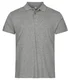 Hovedminiatyrbilde av Grey Melange Clique Single Jersey Poloskjorte