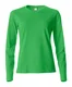 Hovedminiatyrbilde av Apple Green Clique Basic-T Langermet T-skjorte Dame