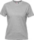 Hovedminiatyrbilde av Grey Melange Clique Premium-T T-skjorte Dame