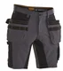 Hovedminiatyrbilde av Dark Grey/Black Jobman Stretch Arbeidsshorts