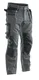 Hovedminiatyrbilde av Dark Grey/Black Jobman 2200 Bomull Håndverksbukse Arbeidsbukse