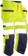 Hovedminiatyrbilde av Yellow/Navy Jobman Hi-Vis Pirat Arbeidsbukse