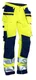 Hovedminiatyrbilde av Yellow/Navy Jobman 2222 Star Varsel Håndverksbukse