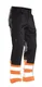 Hovedminiatyrbilde av Black/HV Orange Jobman  Kl 1 Hi-Vis  Arbeidsbukse