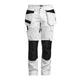 Hovedminiatyrbilde av White/Black Jobman Women's Stretch  Arbeidsbukse Dame