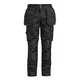 Hovedminiatyrbilde av Black/Black Jobman Women's Stretch  Arbeidsbukse Dame