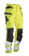 Hovedminiatyrbilde av Yellow/Black Jobman 6523 Varsel Klasse 2 Håndverker Arbeidsbukse