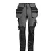 Hovedminiatyrbilde av Dark Grey/Black Jobman 2391 Stretch Håndverksbukse