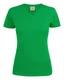 Hovedminiatyrbilde av Green Printer Heavy V-hals T-skjorte Dame