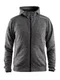 Hovedminiatyrbilde av Darkgrey Melange Craft Leisure Full Zip Hettejakke