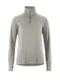 Hovedminiatyrbilde av Grey Melange Craft Flow Hz Half-Zip Treningstrøye Dame