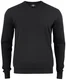 Hovedminiatyrbilde av Black Cutter & Buck Oakville V-hals Strikkegenser