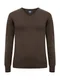 Hovedminiatyrbilde av Dark Mocca Cutter & Buck Oakville V-hals Strikkegenser Dame