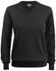 Hovedminiatyrbilde av Black Cutter & Buck Oakville V-hals Strikkegenser Dame