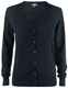 Hovedminiatyrbilde av Black Cutter & Buck Oakville Strikket Cardigan Dame