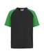 Hovedminiatyrbilde av Black/Green Graphix Monza Raglan Poloskjorte
