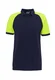 Hovedminiatyrbilde av Navy/Yellow Graphix Imola Tofarget Raglan Poloskjorte
