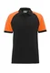 Hovedminiatyrbilde av Black/Orange Graphix Imola Tofarget Raglan Poloskjorte