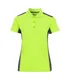 Hovedminiatyrbilde av Neon Yellow/Grey Graphix Madrid Piquet Poloskjorte Dame