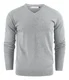 Hovedminiatyrbilde av Grey Melange J. Harvest Ashland V-hals Strikkegenser