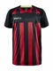 Hovedminiatyrbilde av Black/Bright Red Craft Teamwear Progress 2.0 Stripe  T-skjorte Barn