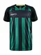 Hovedminiatyrbilde av Black/Team Green Craft Teamwear Progress 2.0 Stripe  T-skjorte Barn