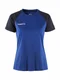 Hovedminiatyrbilde av Cobolt/Navy Craft Teamwear Squad Go Contrast  T-skjorte Dame