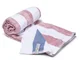 Hovedminiatyrbilde av Light blue/Pink Lord Nelson Victory Double Face 80x160 cm Badelaken Håndkle