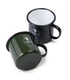 Hovedminiatyrbilde av Dark Green Morberg by Örrefors 450 ml Emaljekopp