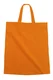 Hovedminiatyrbilde av Orange Nightingale 150g/m2 Handlenett med Korte Håndtak