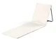 Hovedminiatyrbilde av Beige Queen Anne Sammenleggbar Strandmadrass