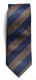 Hovedminiatyrbilde av Navy/Brown J. Harvest & Frost Tie Regimental Stripe Slips