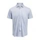 Hovedminiatyrbilde av Sky Blue J. Harvest & Frost Indigo Bow 132 Kort Erm Slim Fit Skjorte