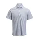 Hovedminiatyrbilde av Light Blue J. Harvest & Frost Indigo Bow 133 Kort Erm Tailored Fit Skjorte